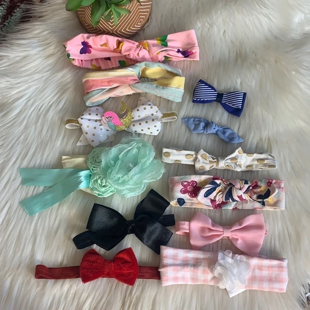 12 piece headband/bow for baby infant - Picture 1 of 6